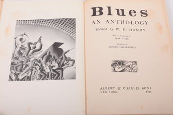 (AFRICAN AMERICANS) W. C. Handy BLUES  Illustrated By Miguel Covarribias. 1926