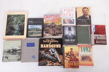 Box Of Books On The Old West, Guns, Folklore, Etc.