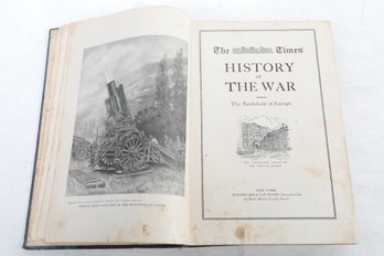 The London Times 'History Of The War (WWI) The Battlefield Of Europe'