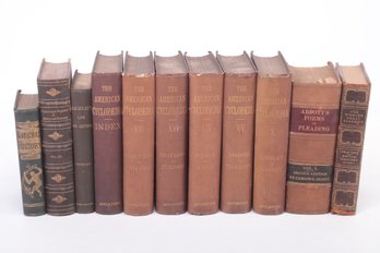 Decorative Antique Books 19th Century