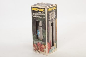 N.O.S. UNO-VAC (No.175): Unbreakable Stainless Steel Food Jar