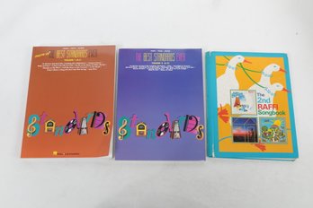 3 Piano Song Books