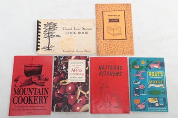 Community Cookbooks --6 Vintage Ephemeral Cookbooks From Maine, Pennsylvania, & Other Locations