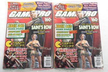 Lot Of 2 Sealed Game Pro Magazines 206 Resident Evil 4