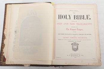 1881 THE HOLY BIBLE, Holman's Edition