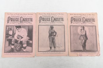 1927, October November December POLICE GAZETTE Famous Ring Battles,  World Series Photos,
