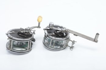 2 Vintage Penn Fishing Reels: No. 49 & No. 349