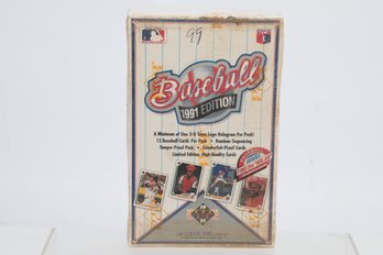 1991 Upper Deck Baseball Factory Sealed Box
