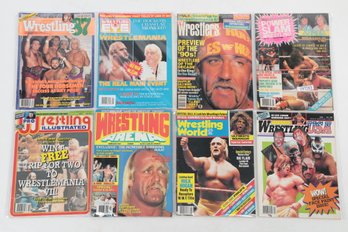 1980s Wrestling Magazines With Hulk Hogan And The Ultimate Warrior