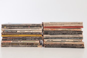 Group Of Vintage Galaxy, Analog & More Sci-fi Magazines