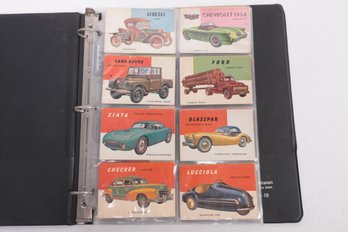 61 - 1954 Topps World On Wheels Collector Cards - Red Backs