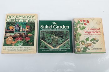 Three Vegetable Gardening Books