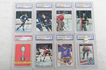 Lot Of Hockey Cards All Graded Including Wayne Gretzky
