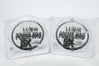 2 Luxor  Professional Power Mag 5X Mirror