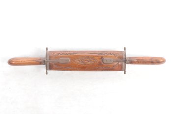 Antique Hand Carved Sheath For Carving Knife & Fork