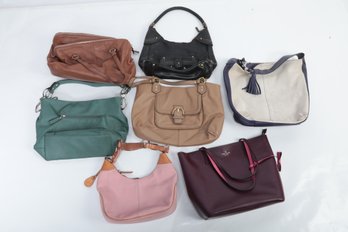 Large Lot Of Women's Hand Bags & Purses: Coach, Kate Spade & More