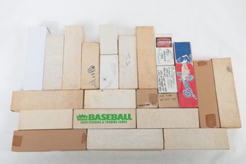 Large Lot Of Baseball Cards And Sets 80s 90s