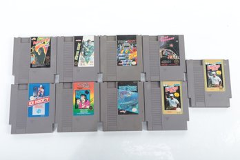 Lot Of 9 Nintendo Video Game Cartridges