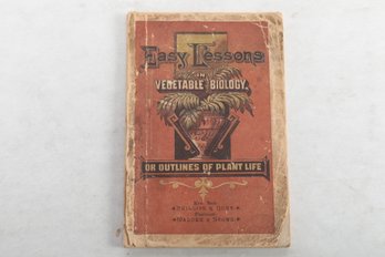 1883 Botany, EASY LESSONS IN VEGETABLE BIOLOGY OR, OUTLINES OF PLANT LIFE. BY REV. J. H. WYTHE, M.D., AUTHOR