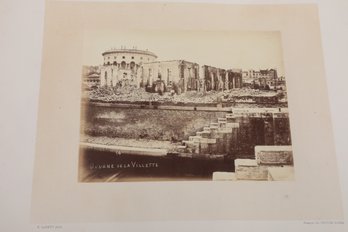 1871 Albumen Photographs Of The Ruins Of Paris