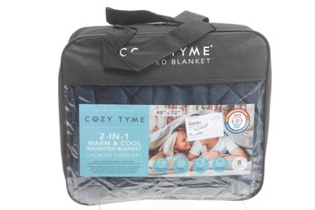 Cozy Tyme 2 In 1 Warm And Cool 8 Pound Weighted Blanket 48 X 72