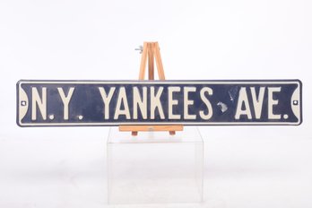 New York Yankees Ave Street Sign