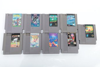 Lot Of 9 Nintendo Video Game Cartridges