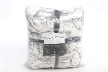 Cozy Tyme Luxury Faux Wolf Throw 50x60