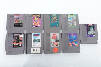 Lot Of 9 Nintendo Video Game Cartridges