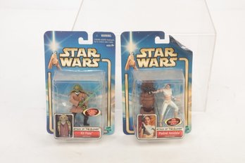 Lot Of 2 Star Wars Figures Kit Fisto And Padme Amidala