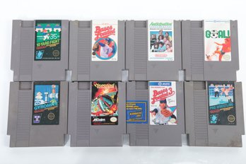 Lot Of 9 Nintendo Video Game Cartridges