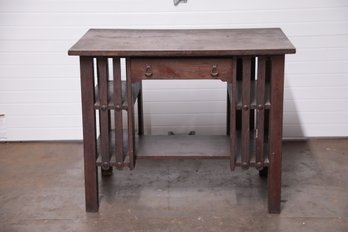 Antique BOURN-HADLEY CO Mission Oak Arts & Crafts Desk