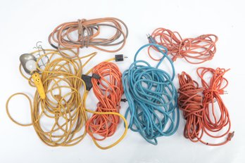 Extension Cords Lot Assorted Sizes