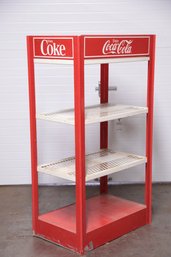 Vintage Metal Coca Cola Coke Store Display Stand