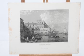 1800's Print Greenwich Hospital