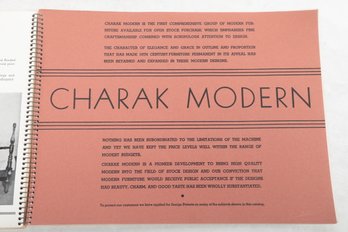 DESIGN / TRADE CATALOG:  Charak Modern Furniture