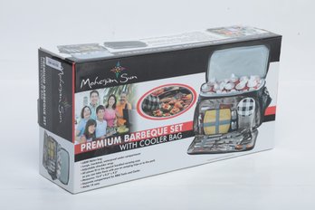 Premium Barbeque Set Including Cooler Bag - NEW