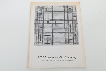 MODERN ART 1979 Mondrian And Neo-Plasticism In America