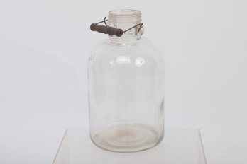Antique One Gallon Jar With Handle