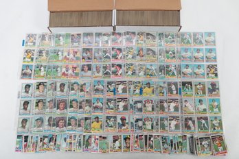 Super Large Lot Of All 1976 Topps Baseball Cards With Stars Dennis Eckersley Perez Finger More