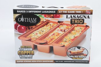 Gotham Steel - Non-stick Titanium Copper & Ceramic Lasagna Trio - NEW