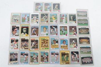 1973 And 1974 Topps Baseball Cards With Stars And H.O.F