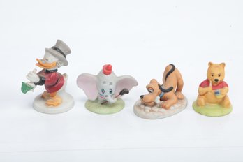 Collection Of 4 Porcelain Disney Figures