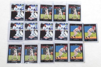 Lot Of 16 Baseball Cards All Derek Jeter Very Cool Cards