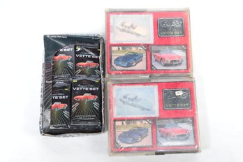 Grouping Of Sealed Vintage Corvette Collector Cards