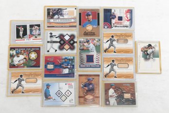 Lot Of 15 Baseball Material Bat Cards All Alex Rodriguez