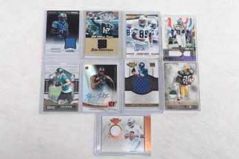 Lot Of 9 Football Cards Autograph Patch Rookies Ladarius Green And More