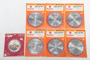 Lot Of 6 Makita 7-1/4 Saw Blades