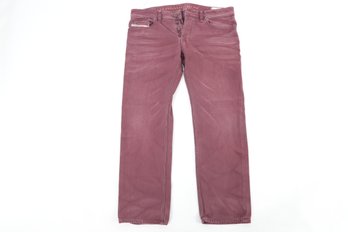 Pair Of Diesel Safado Jeans In Maroon Size 36