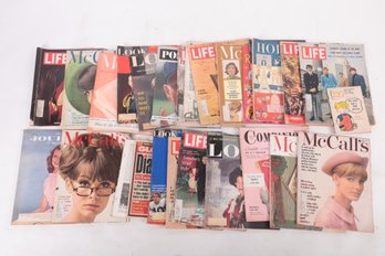 Grouping Of Vogue & McCalls Magazines